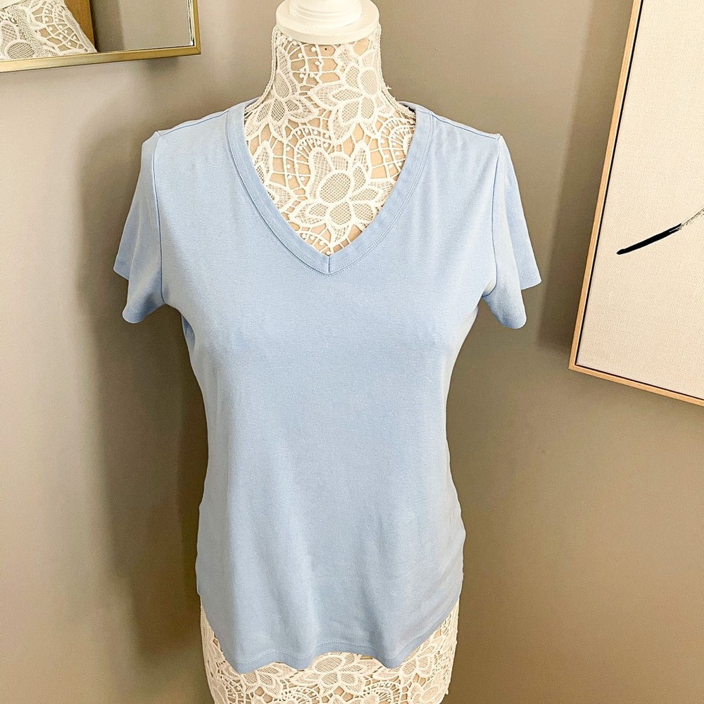 Baby Blue N-Neck Tee